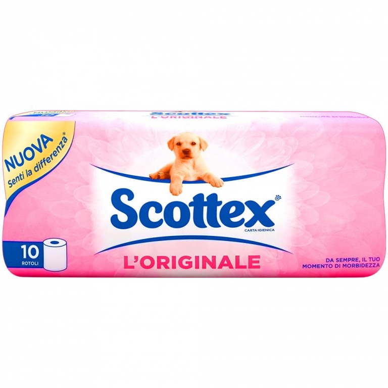 CARTA IGIENICA SCOTTEX STANDARD 10RT